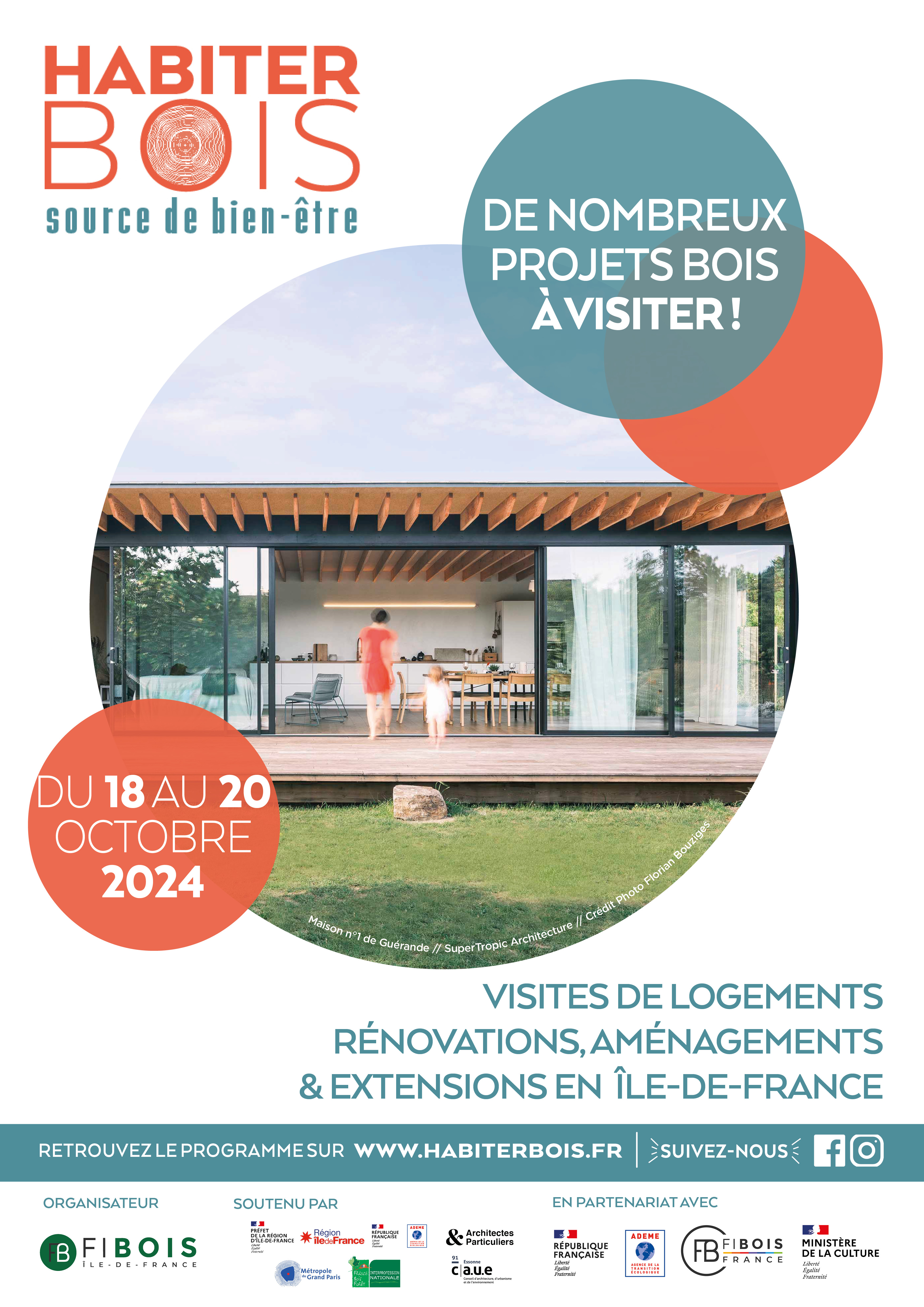 Affiche Habiter Bois 2024