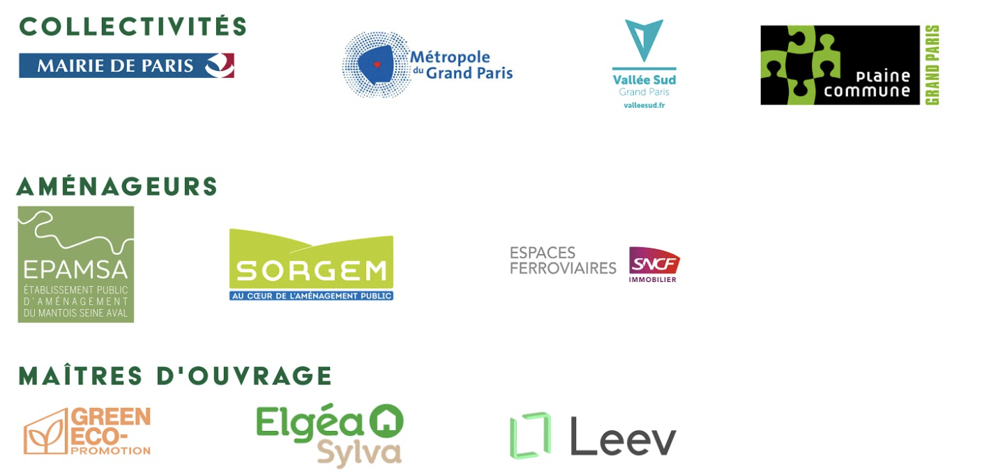 Logos des 10 nouveaux signataires du PACTE Bois-Biosourcés