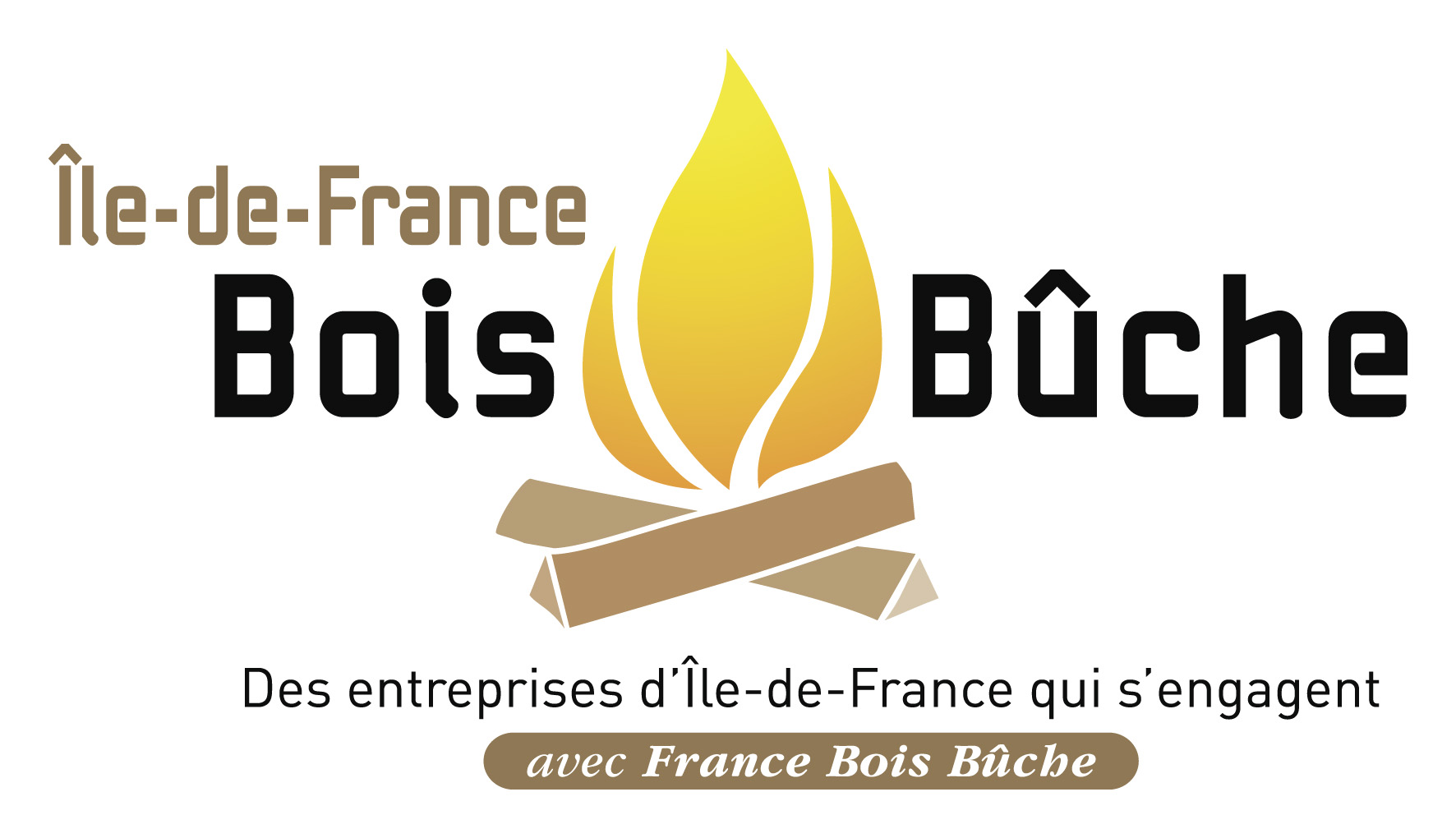 Logo Île-de-France Bois Bûche