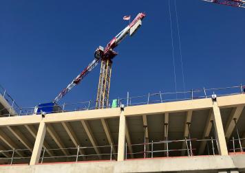 Fibois Île-de-France - Visite chantier projet x24 Rectorat Académie Créteil, Juin 2023